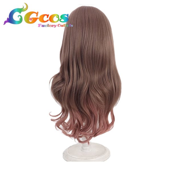 画像2: アイドルマスター シャイニーカラーズ　ウィッグ　月岡恋鐘　ネガイ叶える運命の鍵　コスプレ衣装 (2)