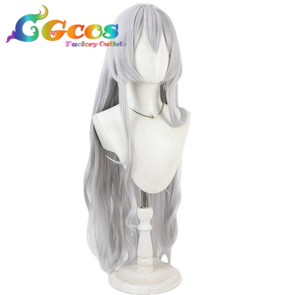 画像2: アズールレーン　ウィッグ　信濃　満ち欠ける朧月　コスプレ衣装 (2)