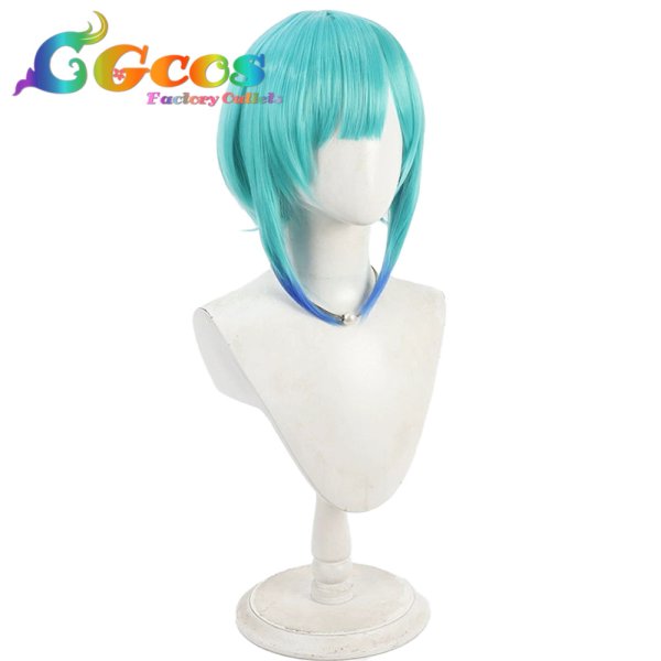 画像4: バーチャルYouTuber　ウィッグ　VTuber　潤羽るしあ　制服　コスプレ衣装 (4)