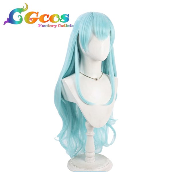 画像2: HUGっと!プリキュア　ウィッグ　キュアアンジュ　ロングカールヘア　コスプレ衣装 (2)