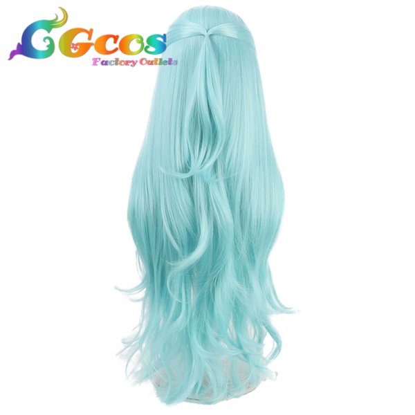 画像3: HUGっと!プリキュア　ウィッグ　キュアアンジュ　ロングカールヘア　コスプレ衣装 (3)