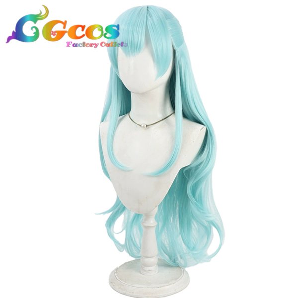 画像4: HUGっと!プリキュア　ウィッグ　キュアアンジュ　ロングカールヘア　コスプレ衣装 (4)