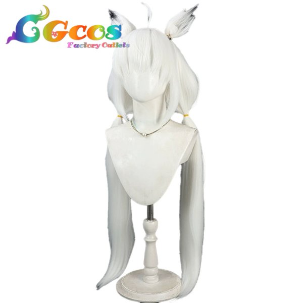 画像4: バーチャルYouTuber　ウィッグ　VTuber　白上フブキ　部屋着　コスプレ衣装 (4)