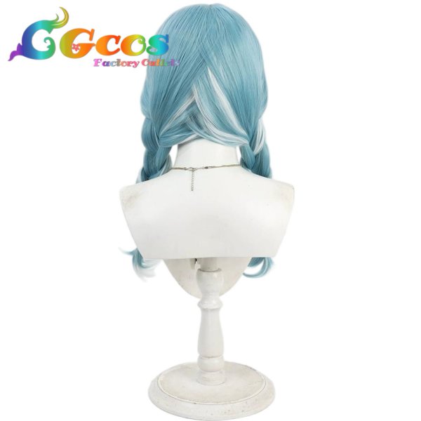 画像4: バーチャルYouTuber　ウィッグ　Vtuber　白波らむね　シンプル/Chill　コスプレ衣装 (4)