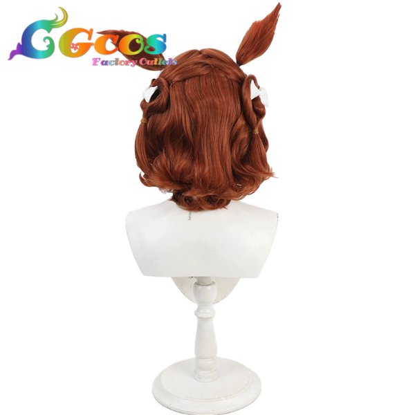 画像4: ウマ娘プリティーダービー　ウィッグ　アストンマーチャン(バレンタイン)　コスプレ衣装 (4)