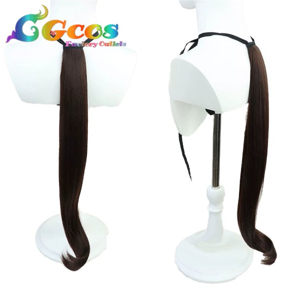 画像4: ウマ娘プリティーダービー　ウィッグ　ライスシャワー　勝負服　コスプレ衣装 (4)