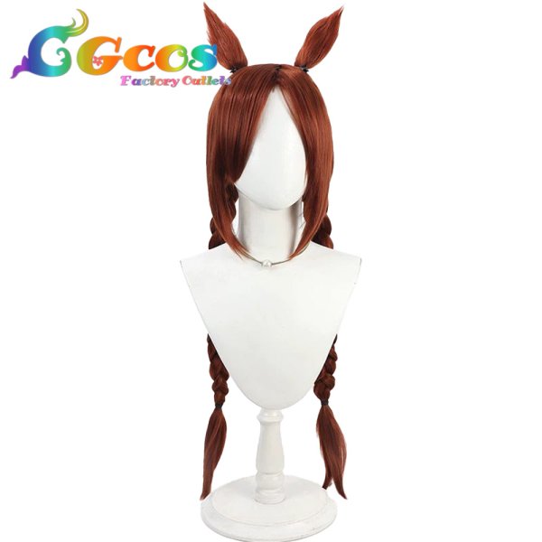 画像1: ウマ娘プリティーダービー　ウィッグ　サクラバクシンオー　レッドホット☆リーダー　コスプレ衣装 (1)