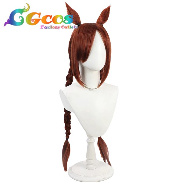 画像2: ウマ娘プリティーダービー　ウィッグ　サクラバクシンオー　レッドホット☆リーダー　コスプレ衣装 (2)