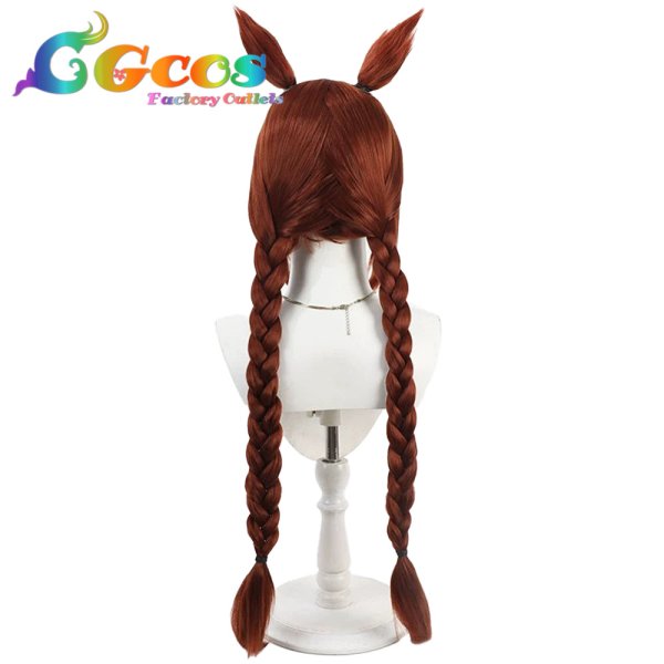 画像3: ウマ娘プリティーダービー　ウィッグ　サクラバクシンオー　レッドホット☆リーダー　コスプレ衣装 (3)