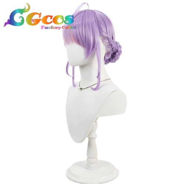 画像3: バーチャルYouTuber　ウィッグ　VTuber　梢桃音　チャイナ風メイドドレス　コスプレ衣装 (3)