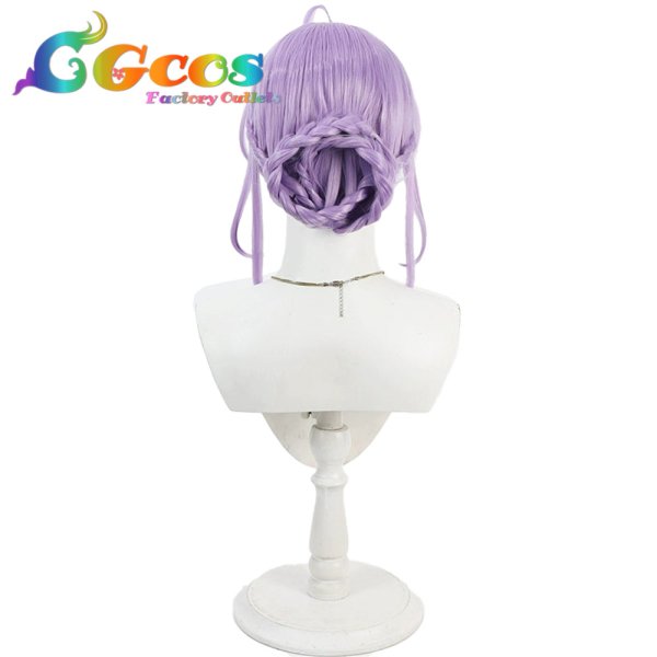 画像4: バーチャルYouTuber　ウィッグ　VTuber　梢桃音　チャイナ風メイドドレス　コスプレ衣装 (4)