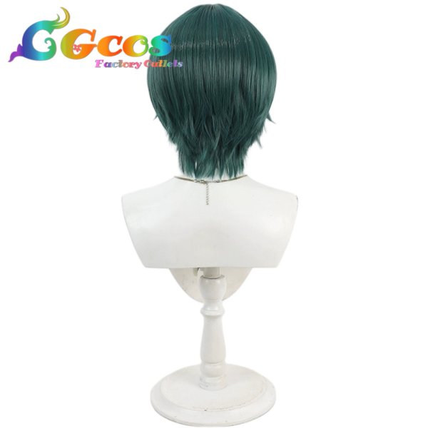 画像4: 桃源暗鬼　ウィッグ　遊摺部従児　コスプレ衣装 (4)