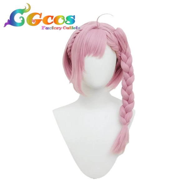 画像1: バーチャルYouTuber　ウィッグ　VTuber　結城さくな　和風メイド　コスプレ衣装 (1)