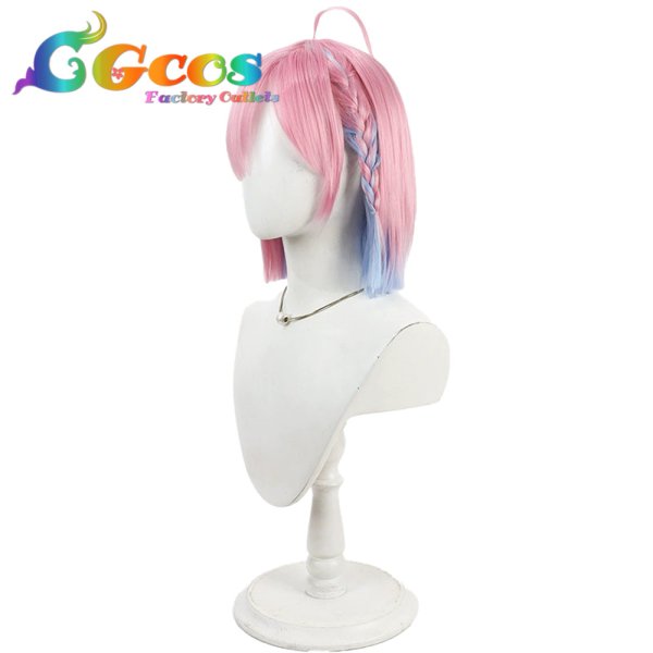 画像3: バーチャルYouTuber　ウィッグ　VTuber　姫森ルーナ　セクシーアダルト　コスプレ衣装 (3)