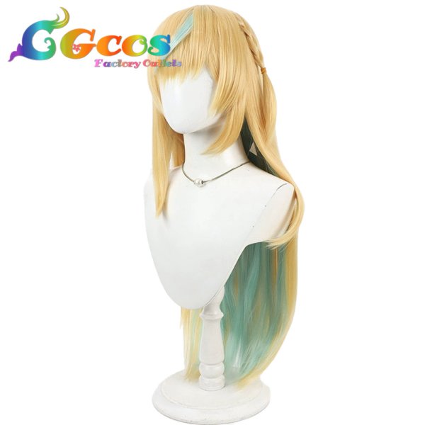 画像3: バーチャルYouTuber　ウィッグ　Vtuber　立伝都々　白ワンピース　コスプレ衣装 (3)