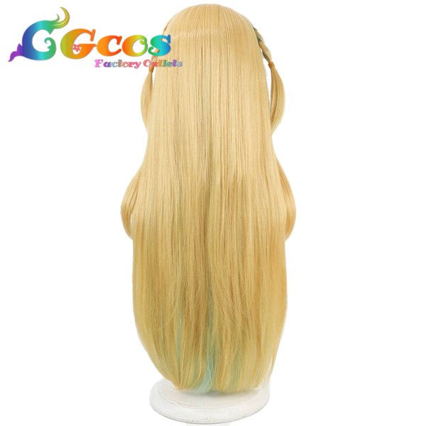 画像4: バーチャルYouTuber　ウィッグ　Vtuber　立伝都々　白ワンピース　コスプレ衣装 (4)