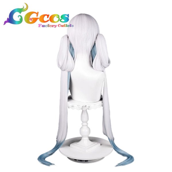 画像2: 鳴潮(Wuthering Waves)　ウィッグ　こんし(今汐)　コスプレ衣装 (2)