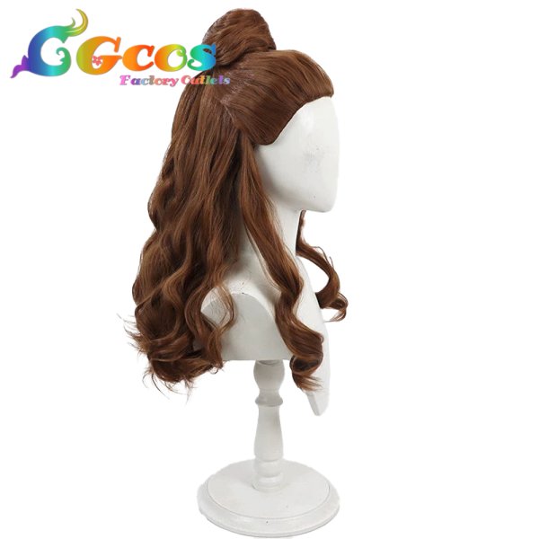 画像2: 美女と野獣　ウィッグ　ベル　コスプレ衣装 (2)