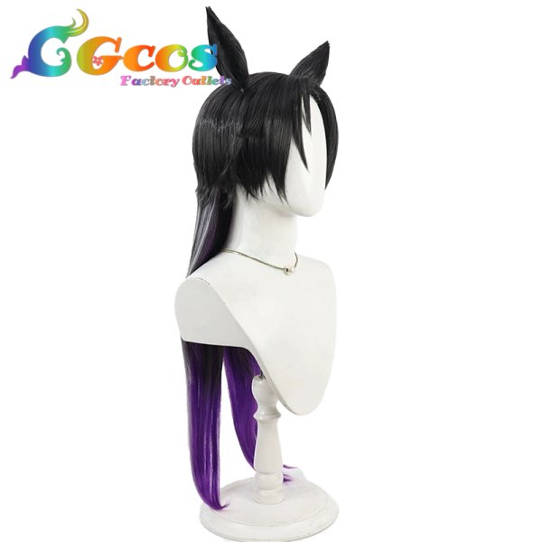 画像2: ウマ娘プリティーダービー　ウィッグ　エアシャカール(ハロウィン)　コスプレ衣装 (2)