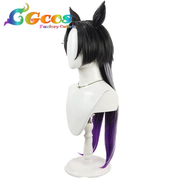 画像3: ウマ娘プリティーダービー　ウィッグ　エアシャカール(ハロウィン)　コスプレ衣装 (3)