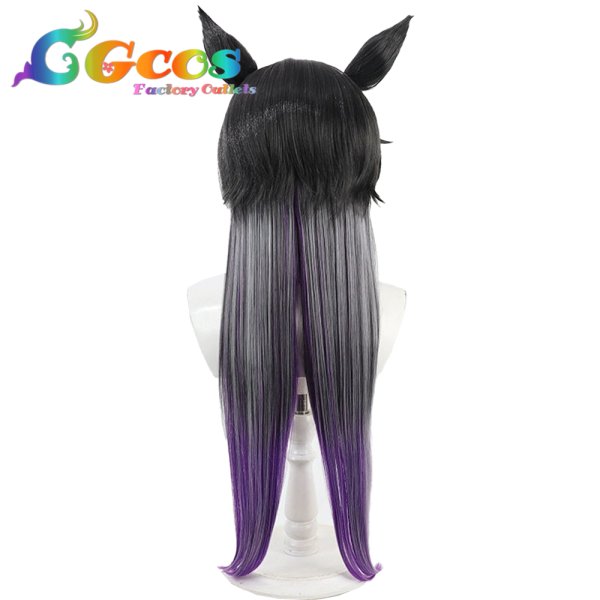 画像4: ウマ娘プリティーダービー　ウィッグ　エアシャカール(ハロウィン)　コスプレ衣装 (4)