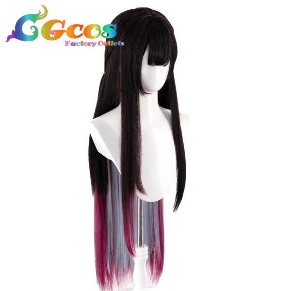 画像2: 崩壊：スターレイル　ウィッグ　セイレンス　コスプレ衣装 (2)
