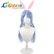 画像1: バーチャルYouTuber　ウィッグ　VTuber　兎田ぺこら　ホロナツパラダイス　コスプレ衣装 (1)