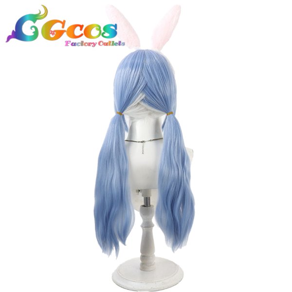 画像4: バーチャルYouTuber　ウィッグ　VTuber　兎田ぺこら　ホロナツパラダイス　コスプレ衣装 (4)