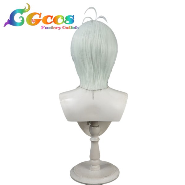 画像2: バーチャルYouTuber　ウィッグ　VTuber　電脳少女シロ　秋衣装2022年　コスプレ衣装 (2)