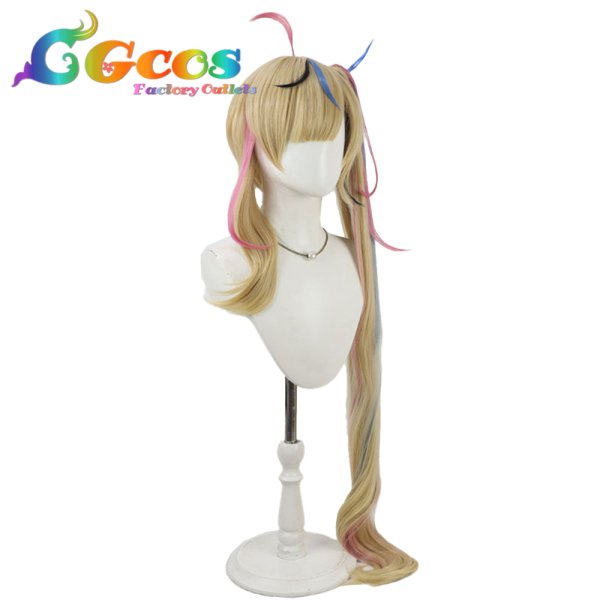 画像2: バーチャルYouTuber　ウィッグ　VTuber　尾丸ポルカ　制服衣装　コスプレ衣装 (2)