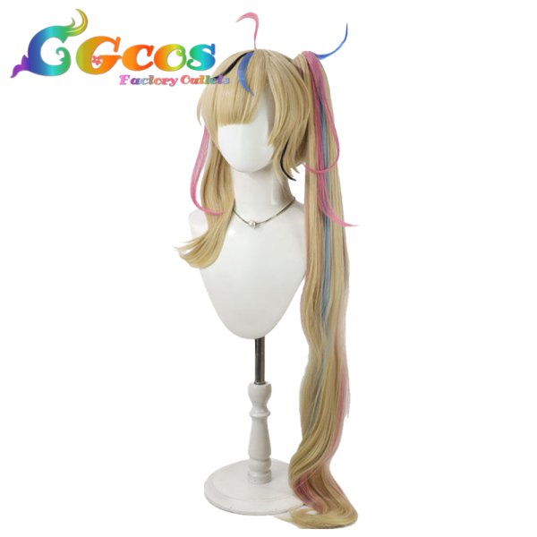 画像3: バーチャルYouTuber　ウィッグ　VTuber　尾丸ポルカ　制服衣装　コスプレ衣装 (3)