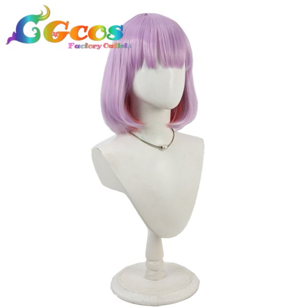 画像2: バーチャルYouTuber　ウィッグ　VTuber　紫宮るな　天使　コスプレ衣装 (2)