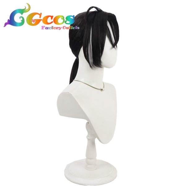 画像2: アナザーエデン 時空を超える猫　ウィッグ　墨染の軍師　シオン　コスプレ衣装 (2)