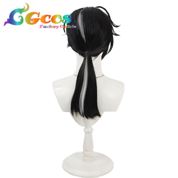 画像4: アナザーエデン 時空を超える猫　ウィッグ　墨染の軍師　シオン　コスプレ衣装 (4)