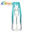 画像1: VOCALOID　ウィッグ　初音ミク　レーシングミク 2025Ver.　コスプレ衣装 (1)