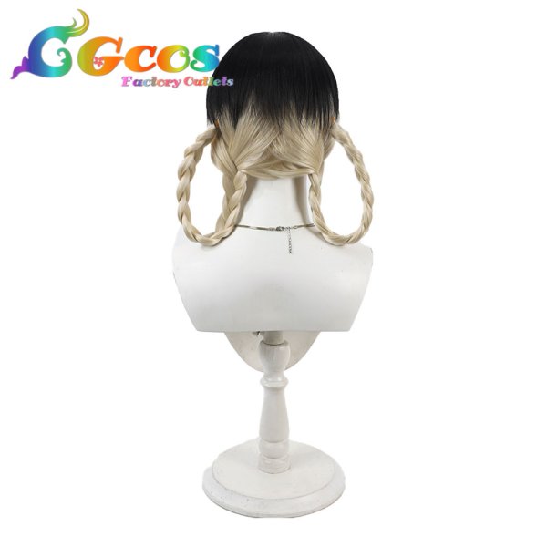 画像4: バーチャルYouTuber　ウィッグ　VTuber　儒烏風亭らでん　ホロナツパラダイス　コスプレ衣装 (4)