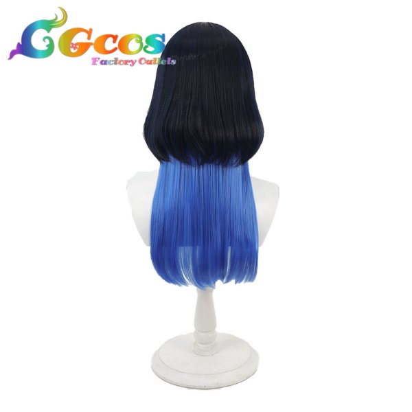 画像4: バーチャルYouTuber　ウィッグ　VTuber　Ouro Kronii(オーロ・クロニー)　軍服衣装　コスプレ衣装 (4)