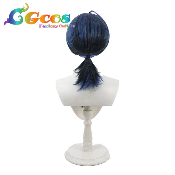 画像4: バーチャルYouTuber　ウィッグ　VTuber　火威青　ホロナツパラダイス　コスプレ衣装 (4)