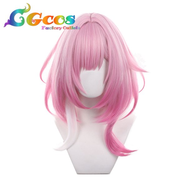 画像1: 崩壊：スターレイル　ウィッグ　キュレネ　コスプレ衣装 (1)