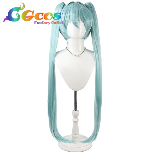 画像1: VOCALOID　ウィッグ　初音ミク　いますぐ輪廻　コスプレ衣装 (1)