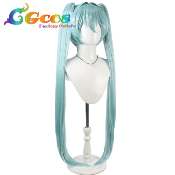 画像2: VOCALOID　ウィッグ　初音ミク　いますぐ輪廻　コスプレ衣装 (2)