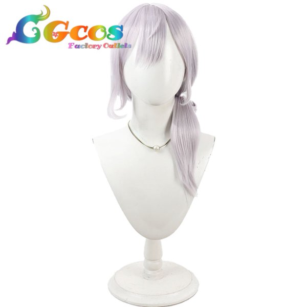 画像1: バーチャルYouTuber　ウィッグ　VTuber　白銀ノエル　部屋着　コスプレ衣装 (1)