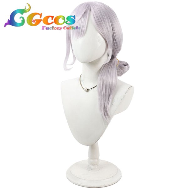 画像3: バーチャルYouTuber　ウィッグ　VTuber　白銀ノエル　部屋着　コスプレ衣装 (3)