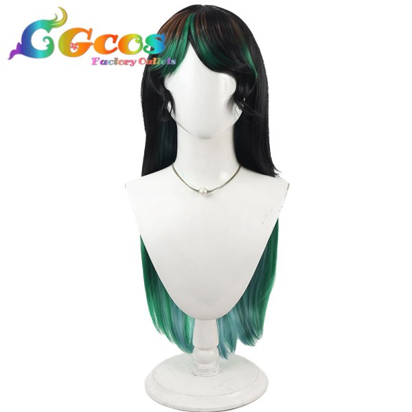 画像1: バーチャルYouTuber　ウィッグ　VTuber　花畑チャイカ　コスプレ衣装 (1)