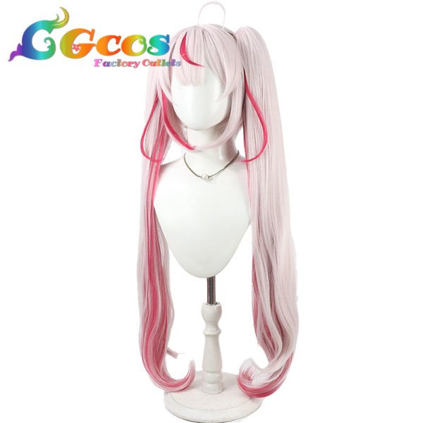 画像3: バーチャルYouTuber　ウィッグ　Vtuber　兎鞠まり　コスプレ衣装 (3)