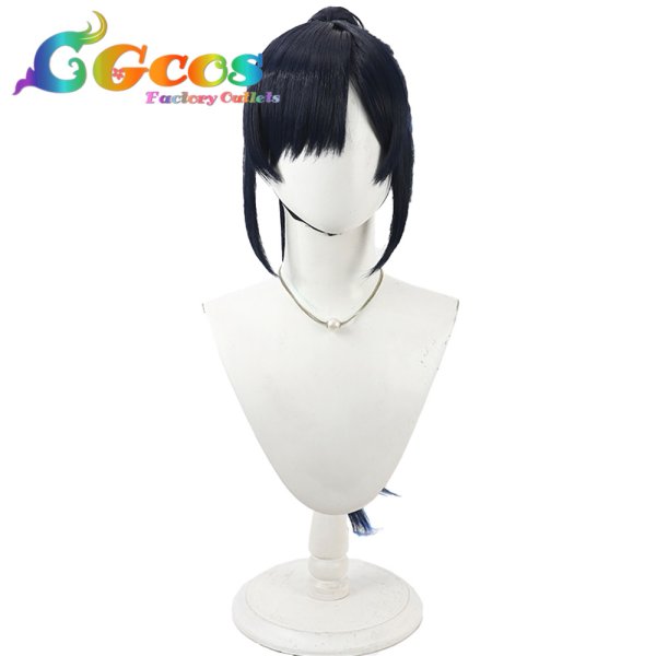 画像1: プロジェクトセカイ カラフルステージ！ feat. 初音ミク　ウィッグ　白石杏　笑顔で手を振って　ポニーテール　コスプレ衣装 (1)