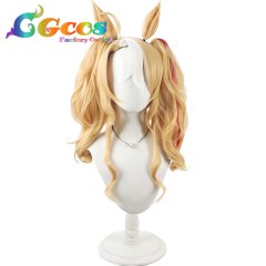 ウマ娘プリティーダービー　ウィッグ　フサイチパンドラ　コスプレ衣装