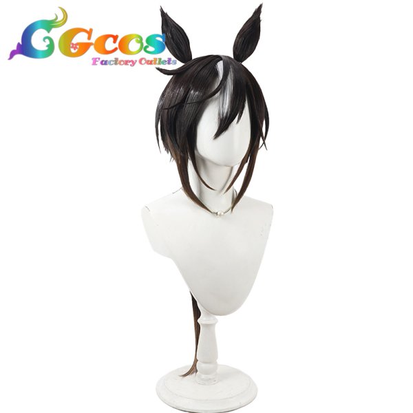 画像2: ウマ娘プリティーダービー　ウィッグ　ステイゴールド　コスプレ衣装 (2)