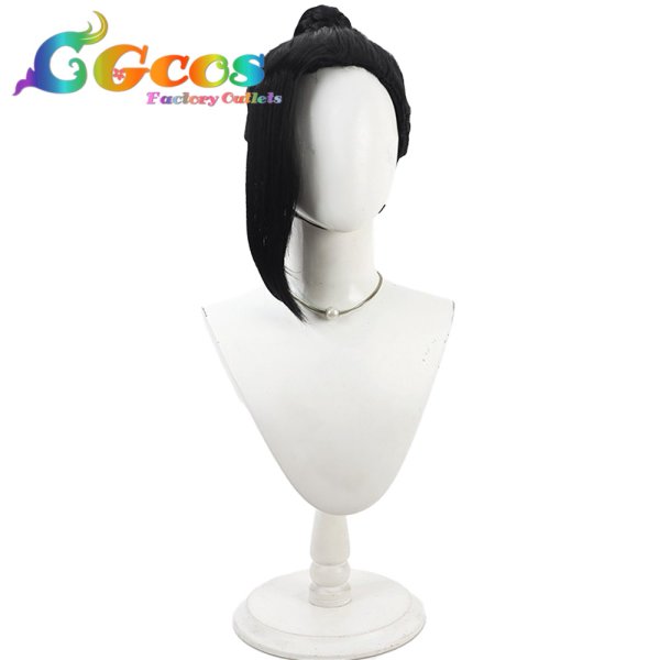 画像1: ツイステッドワンダーランド　ウィッグ　ジャミル・バイパー(Jamil Viper)　ヤーサミーナシルク　コスプレ衣装 (1)