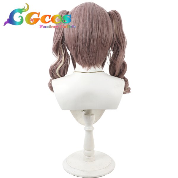 画像4: ブルーアーカイブ　ウィッグ　衣斐レナ　コスプレ衣装 (4)